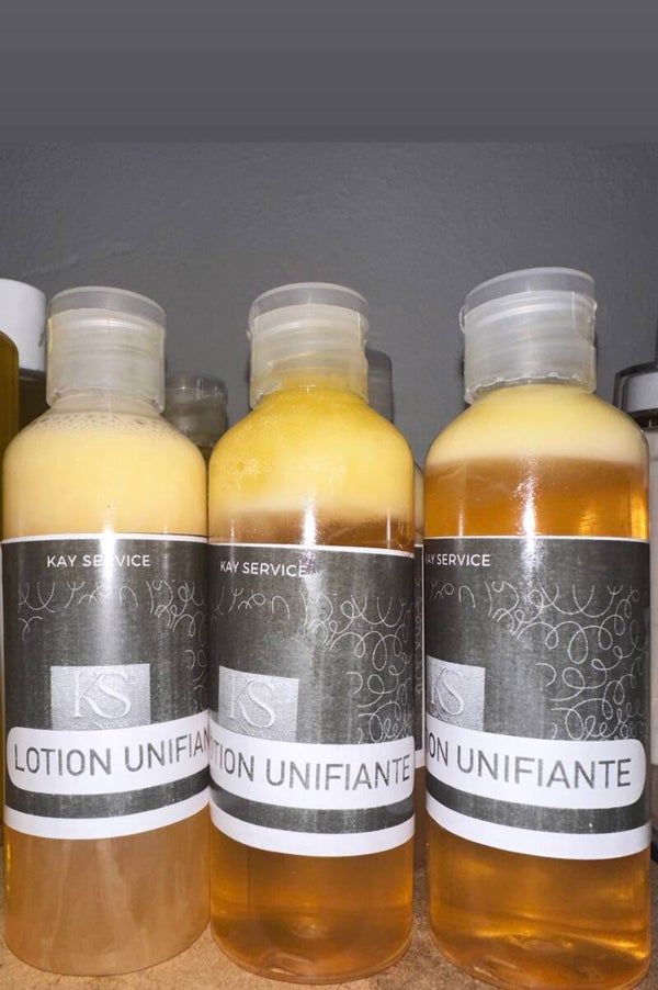 Lotion unifiante