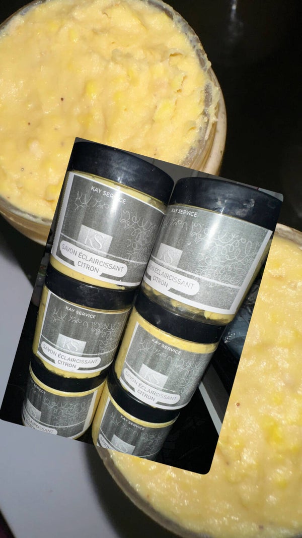 Savon ÉCLAIRCISSANT AU CITRON