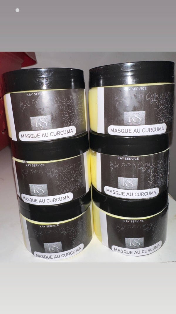 Masque visage au curcuma