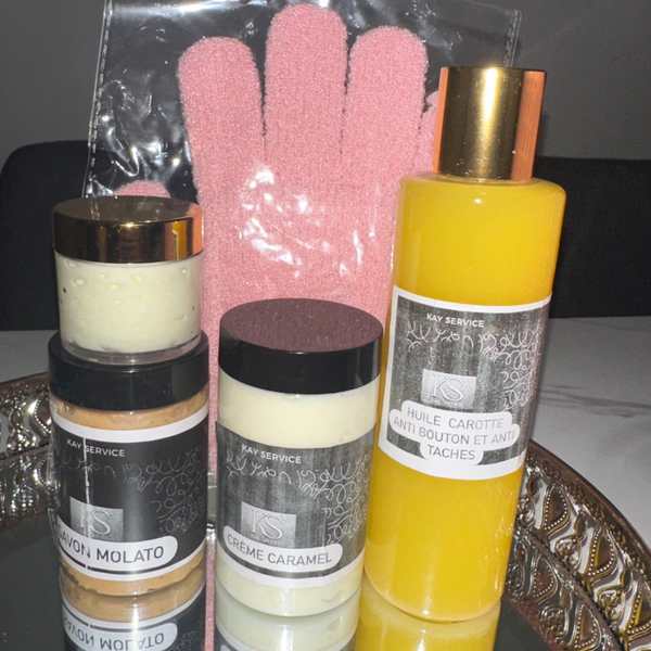 Kit Teint Marron Caramel  + éclat Format M
