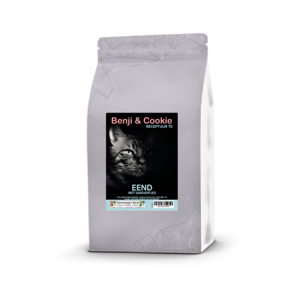 Receptuur Kat Adult Eend & Sardientjes
