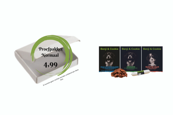 Benji en Cookie proefpakket hond