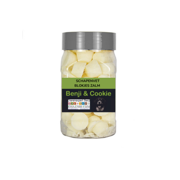 Schapenvet blokjes zalm