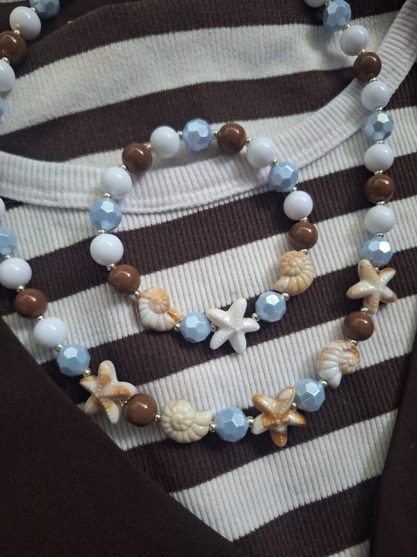 Summer Crush Ketting - Sea Life Blue