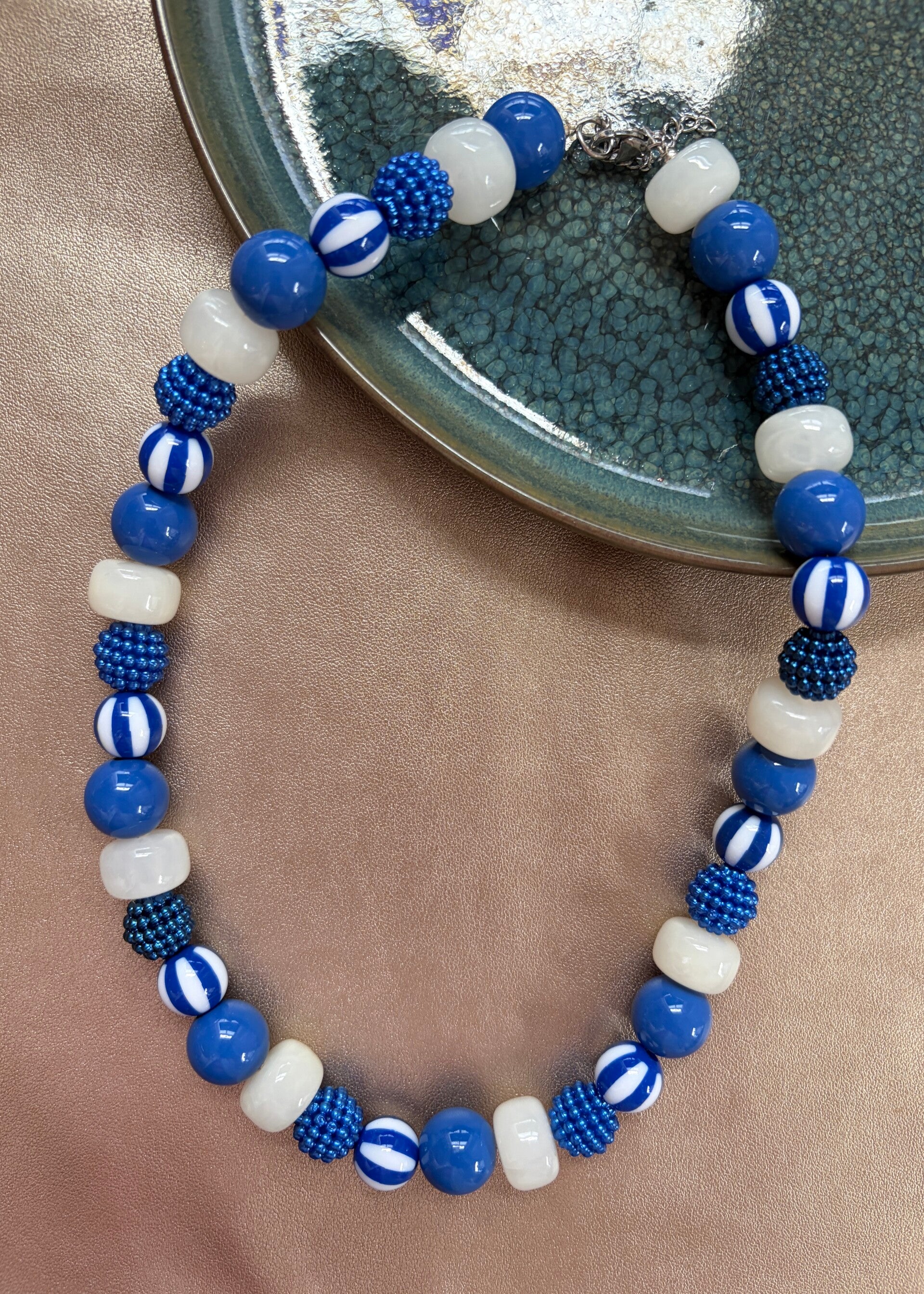 Bloom Crush Ketting - Stripes Blauw