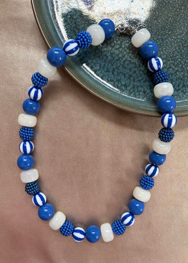Bloom Crush Ketting - Stripes Blauw