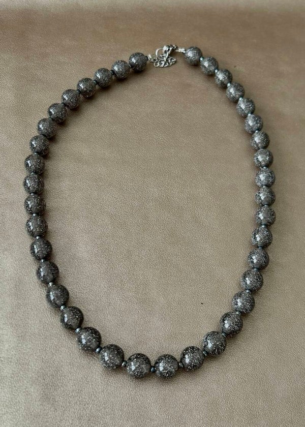 Ziss Party ketting - Glitter Glow Black