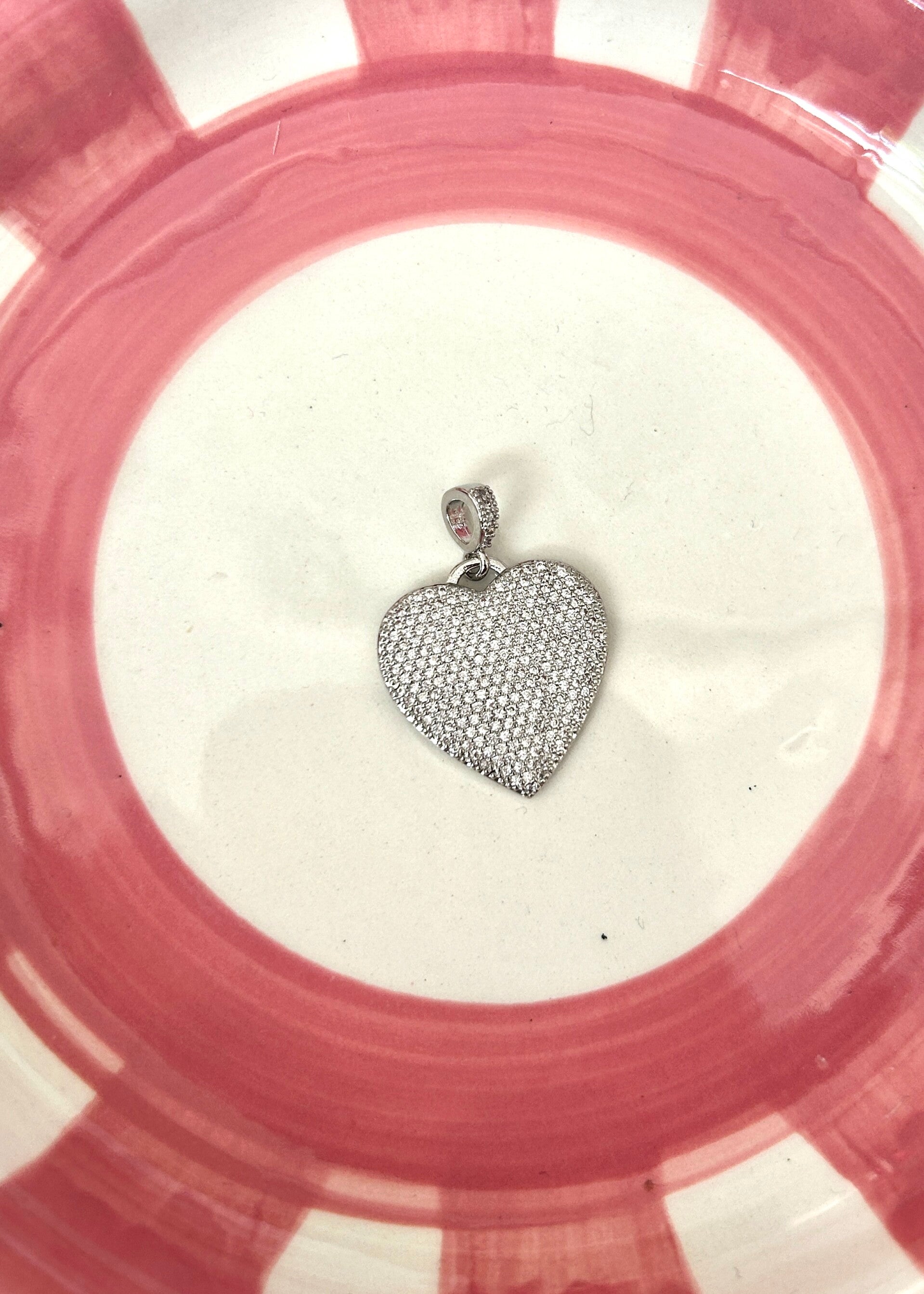 Schitterend hart bedel - goud en zilver