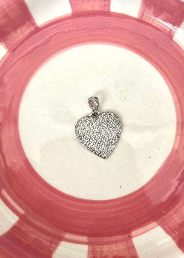 Schitterend hart bedel - goud en zilver