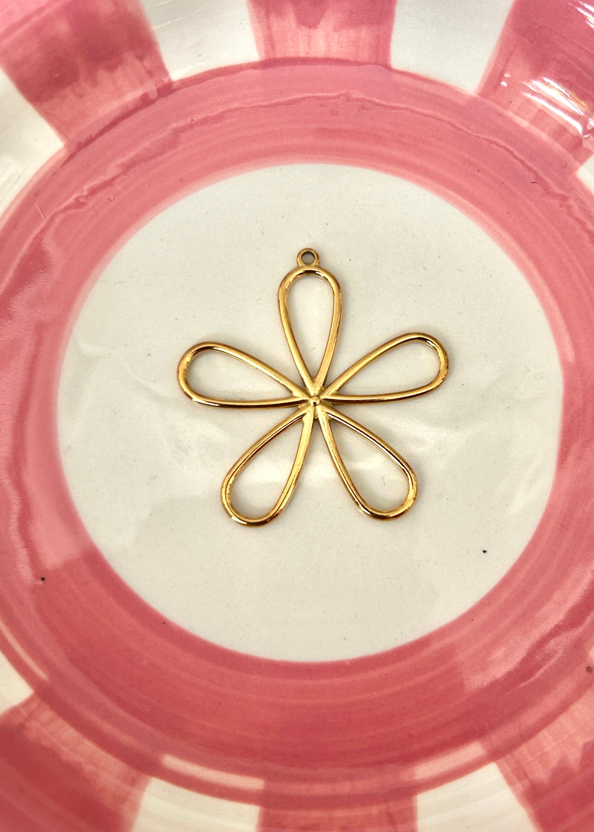 Open Bloem Bedel - Goud en Zilver
