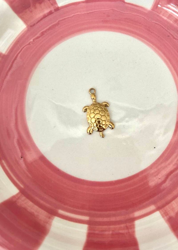 Schildpad Bedel - goud en zilver