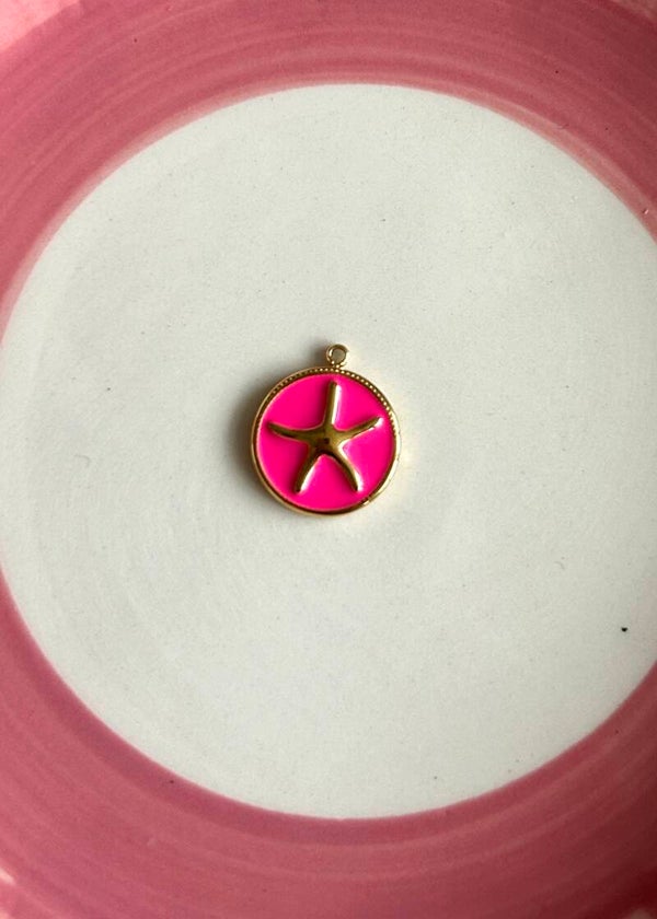 Zeester roze bedel