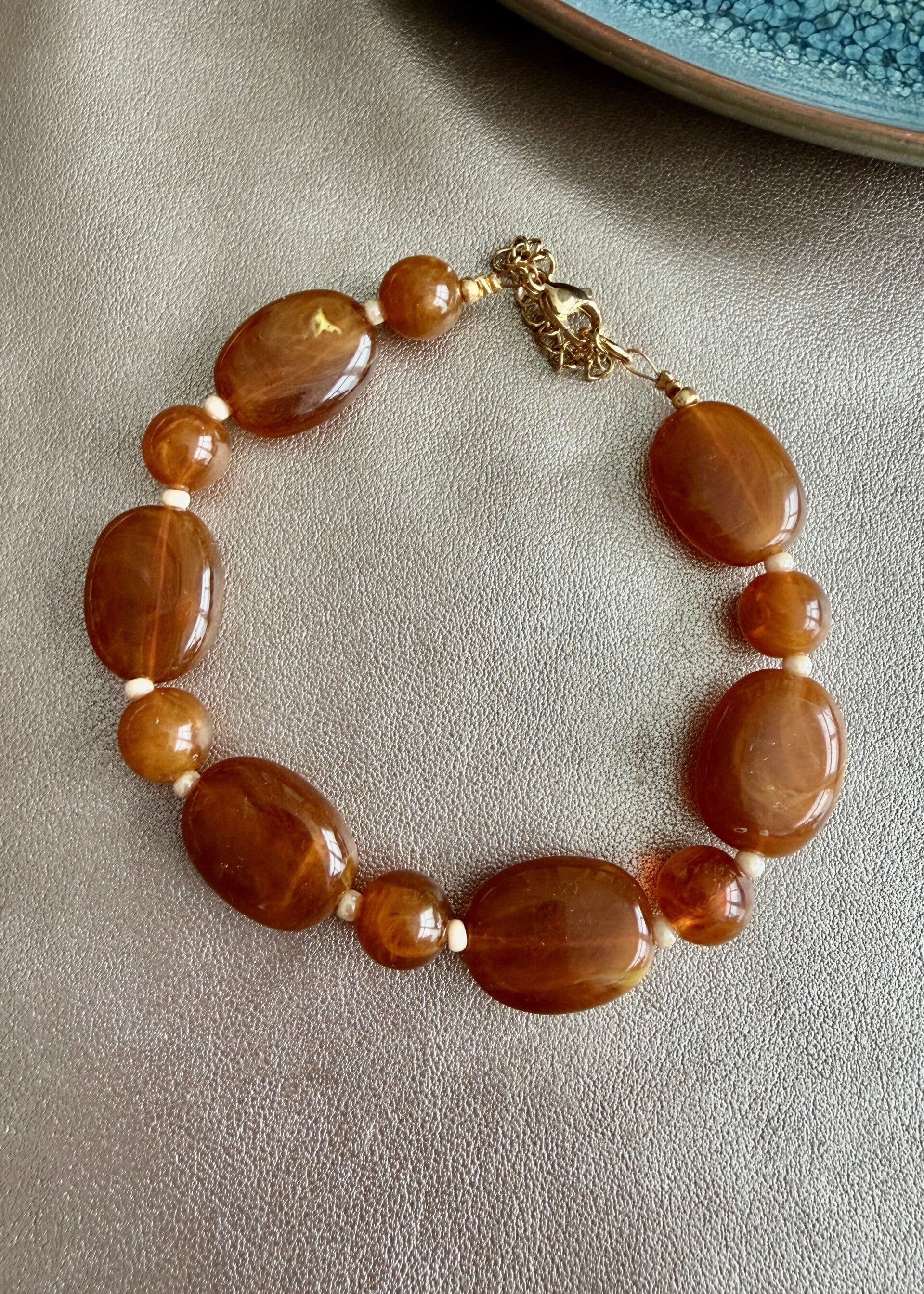Autumn Glow - armband Sienna Bruin