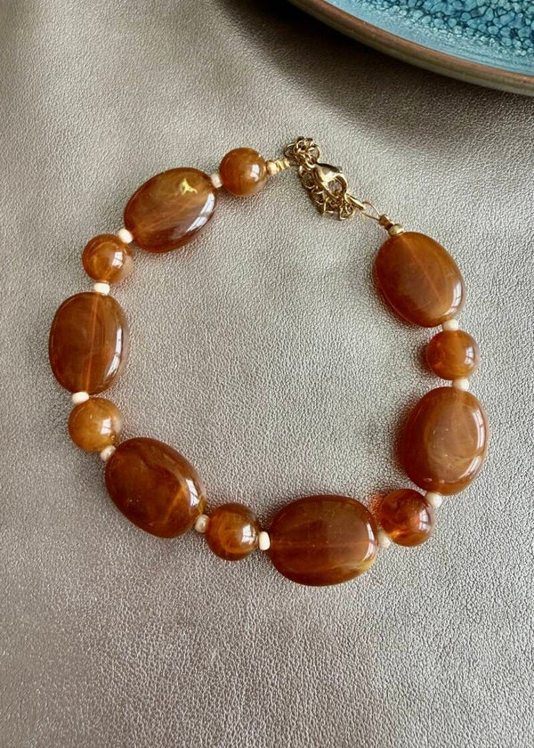 Autumn Glow - armband Sienna Bruin