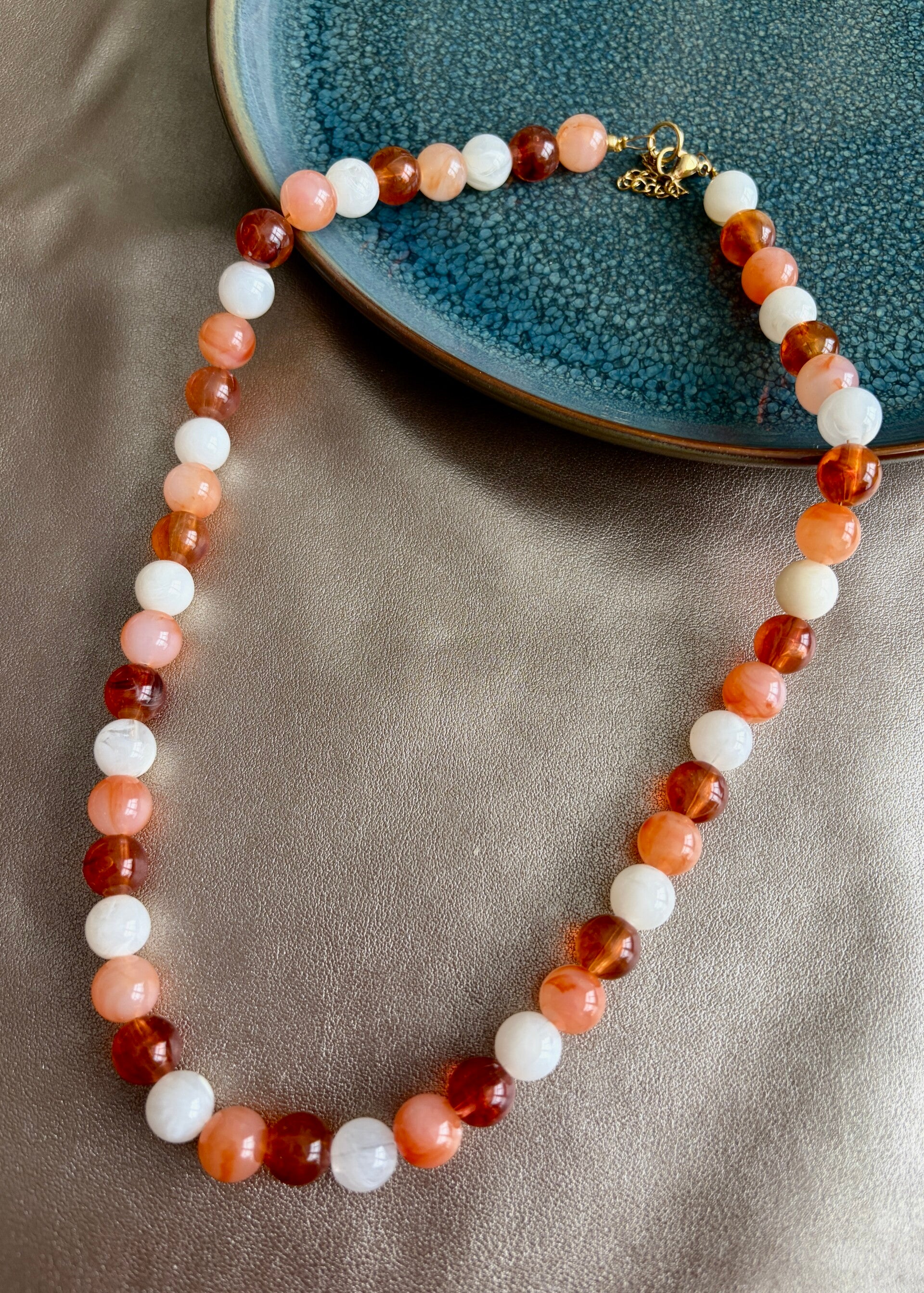 Autumn Glow - ketting Amber