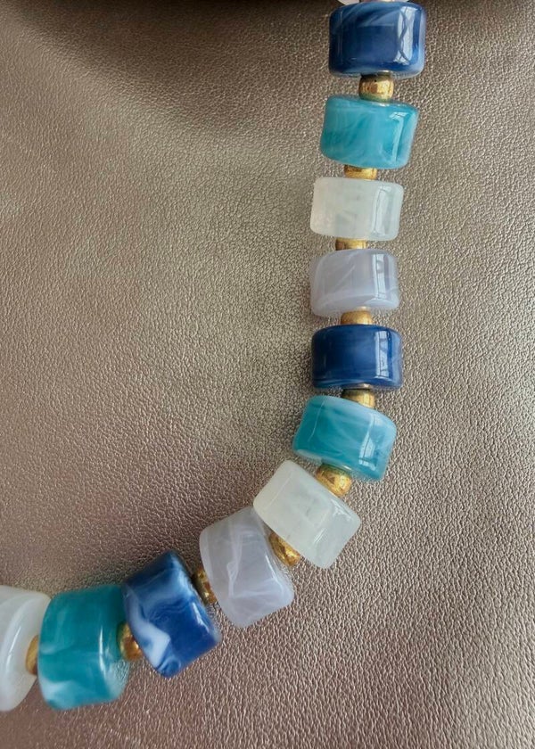 Autumn Glow - Armband falling for you - blauw grijs