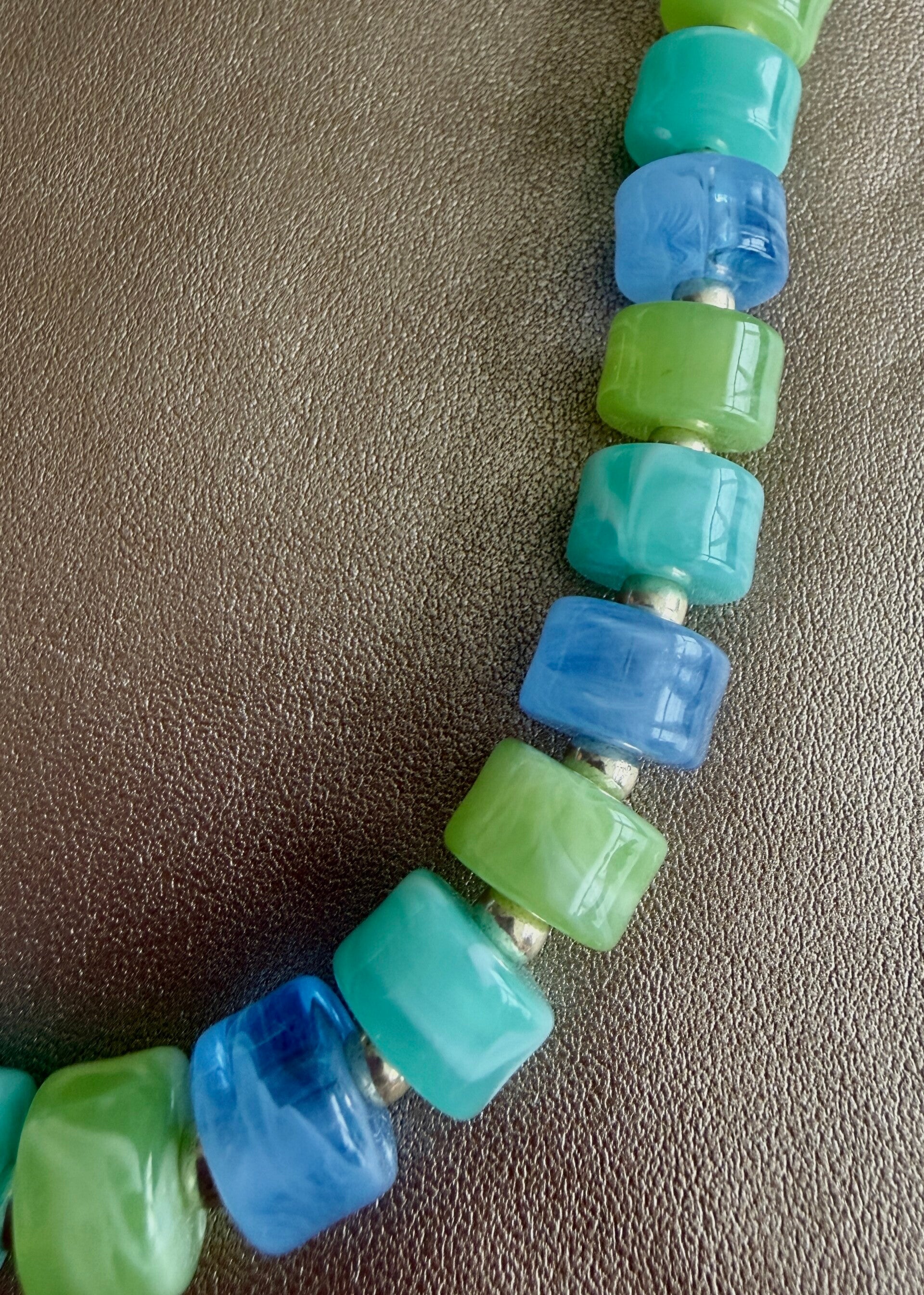 Autumn Glow - Armband falling for you - groen blauw