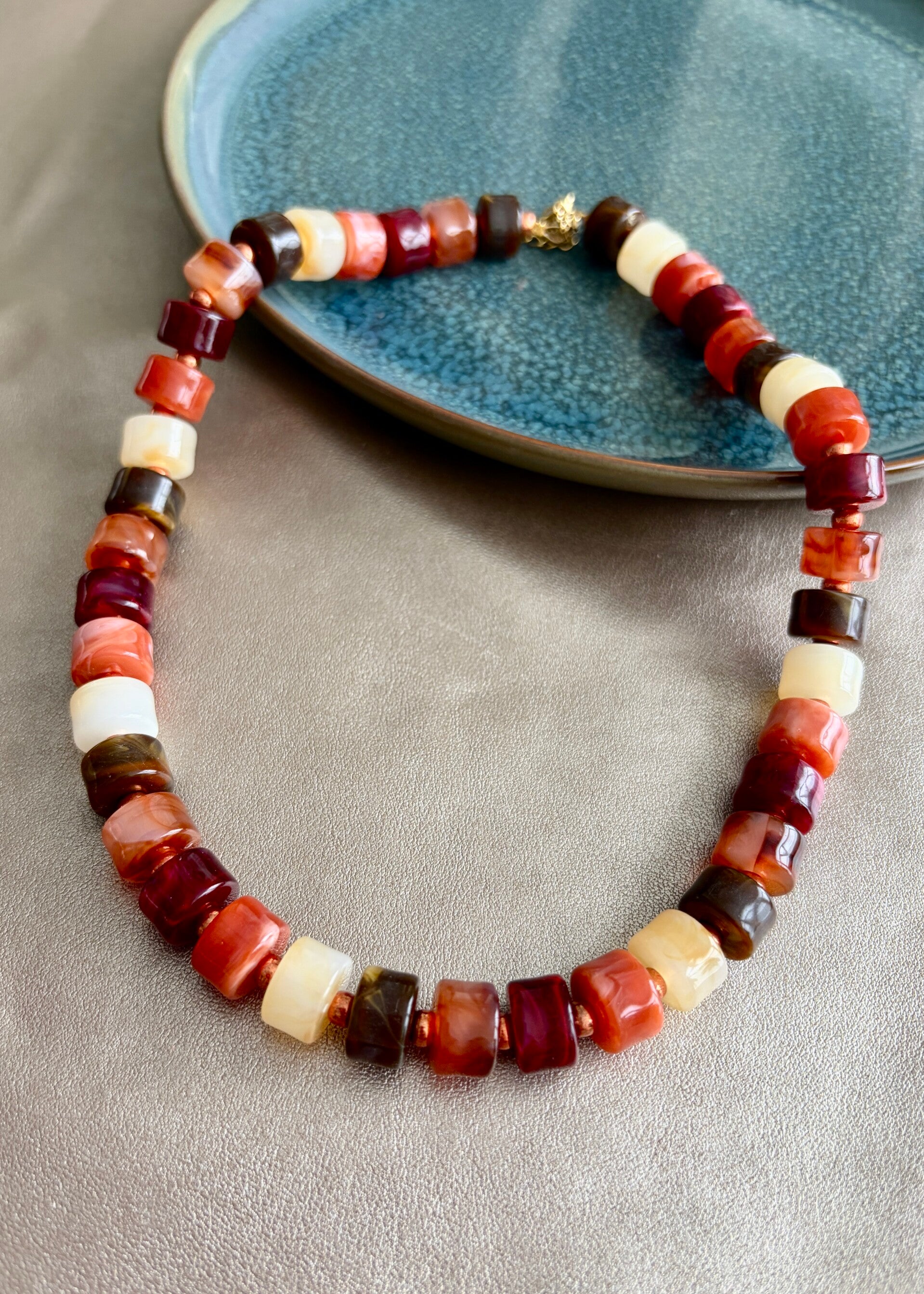 Autumn Glow - ketting Falling for you - herfstkleur