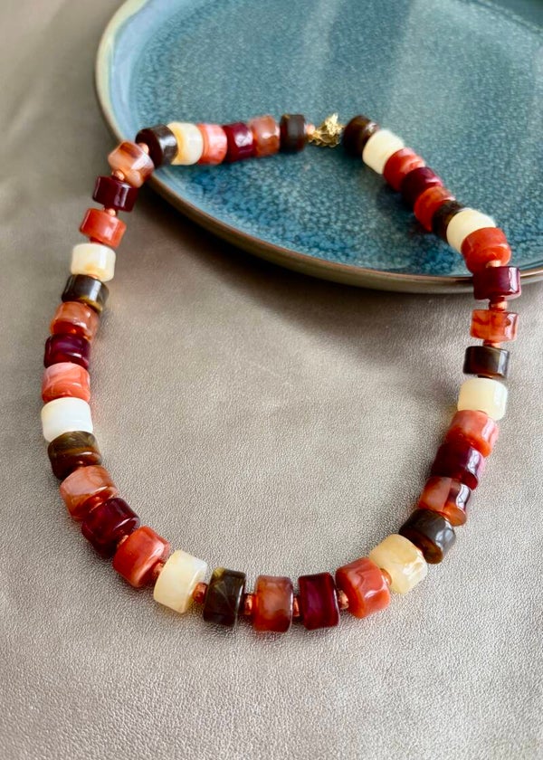 Autumn Glow - ketting Falling for you - herfstkleur