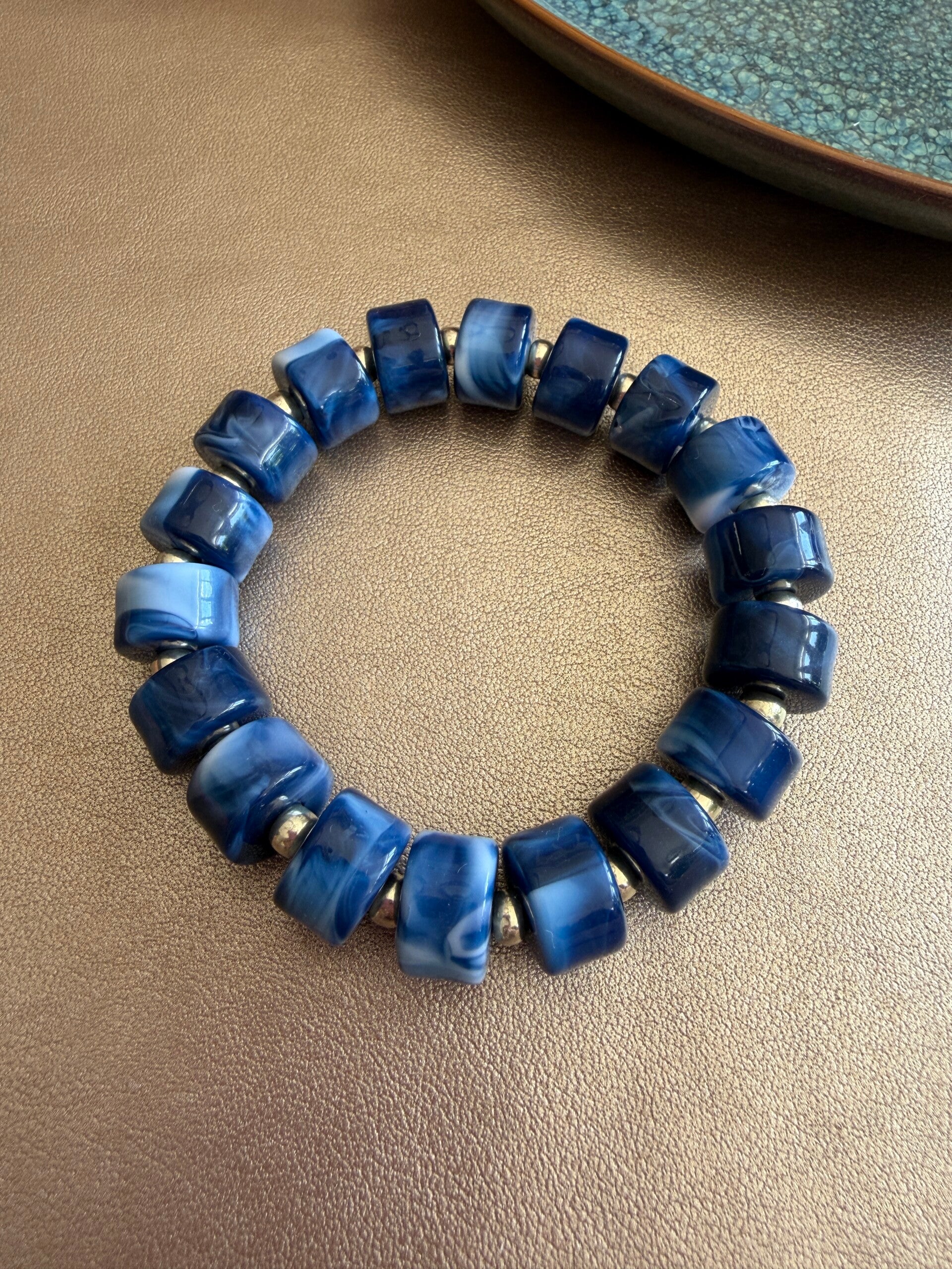Autumn Glow - Armband Falling for you - blauw
