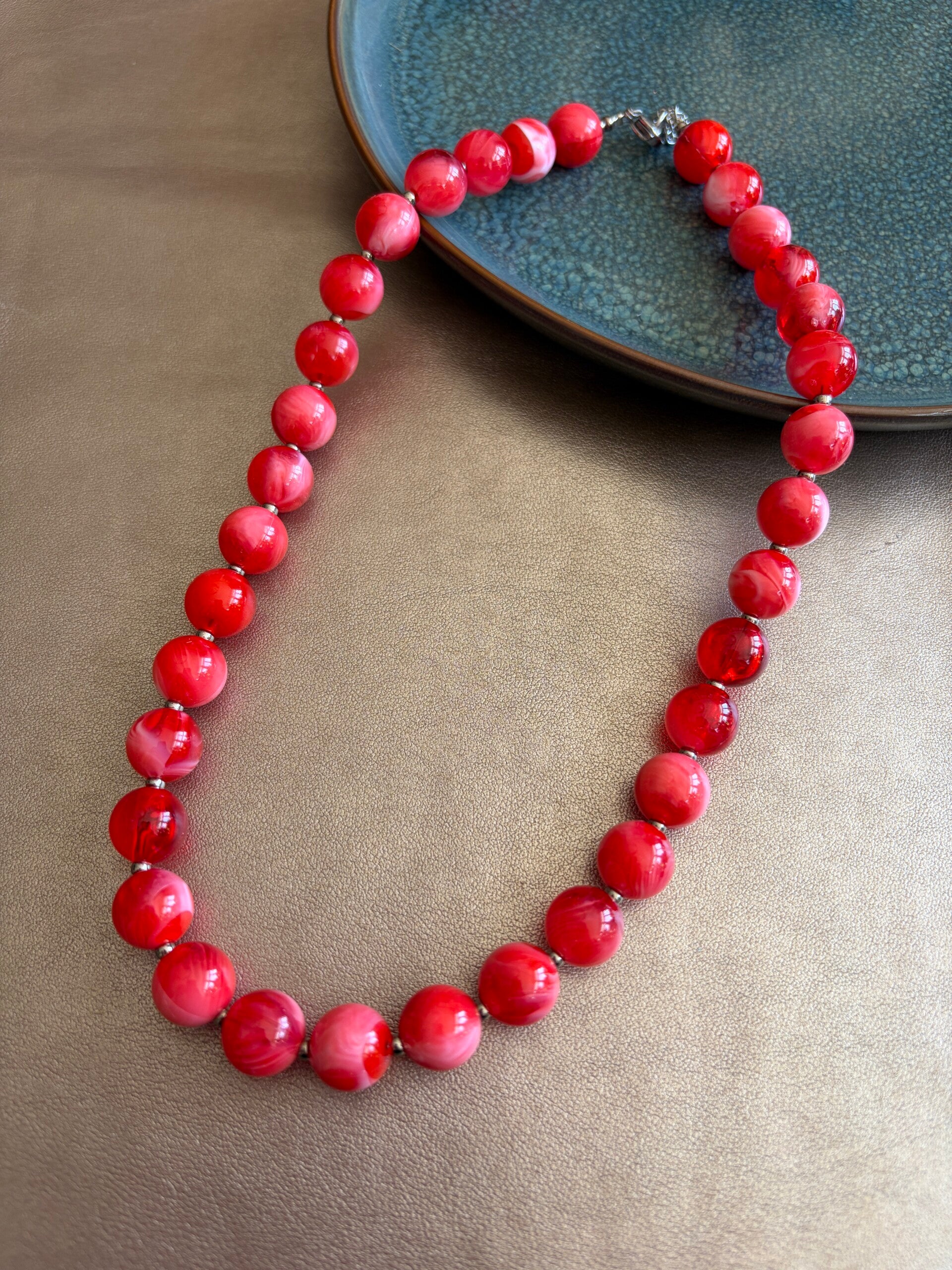 Autumn Glow - ketting Cherish red