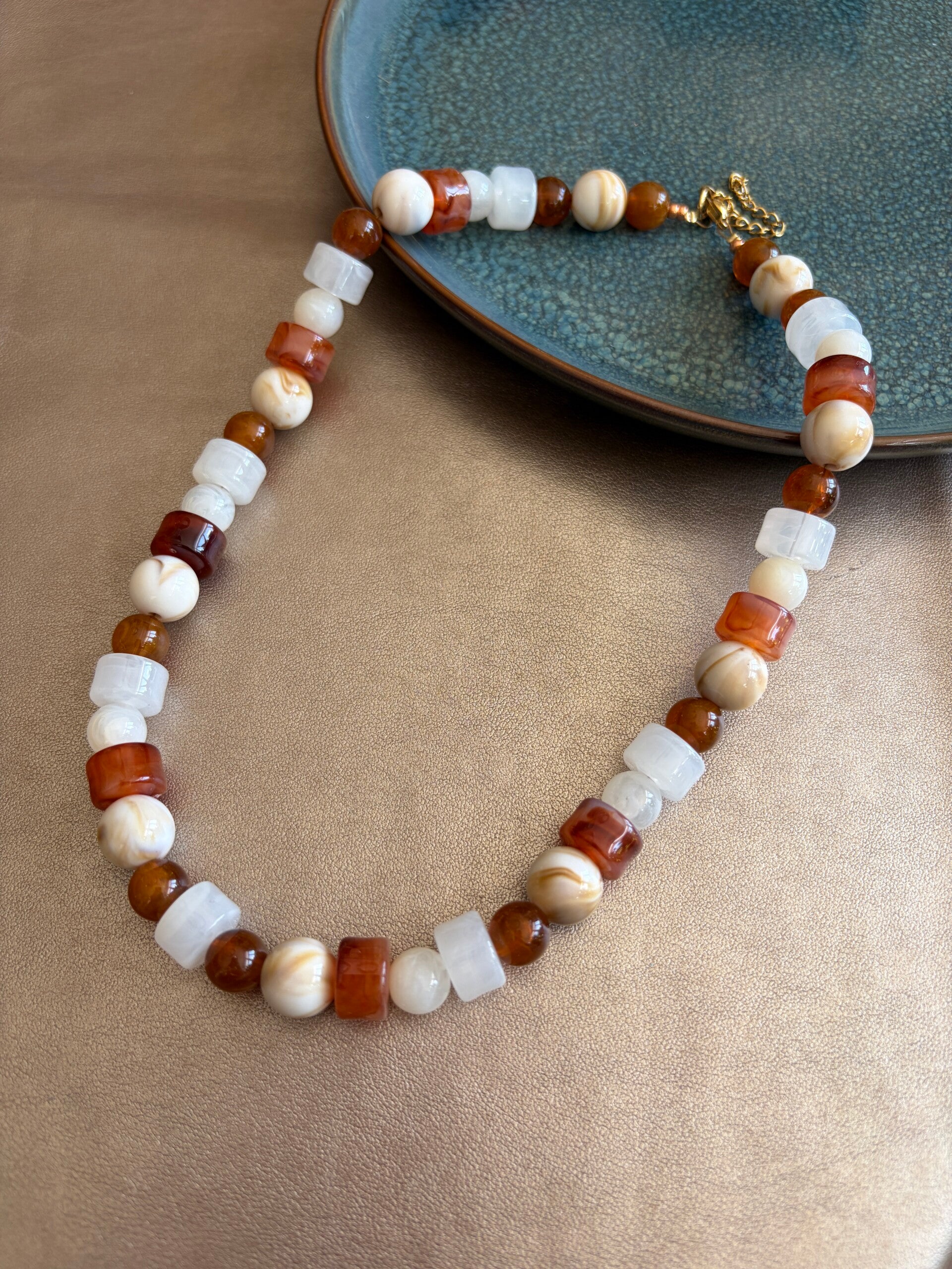 Autumn Glow - ketting Amber Haze