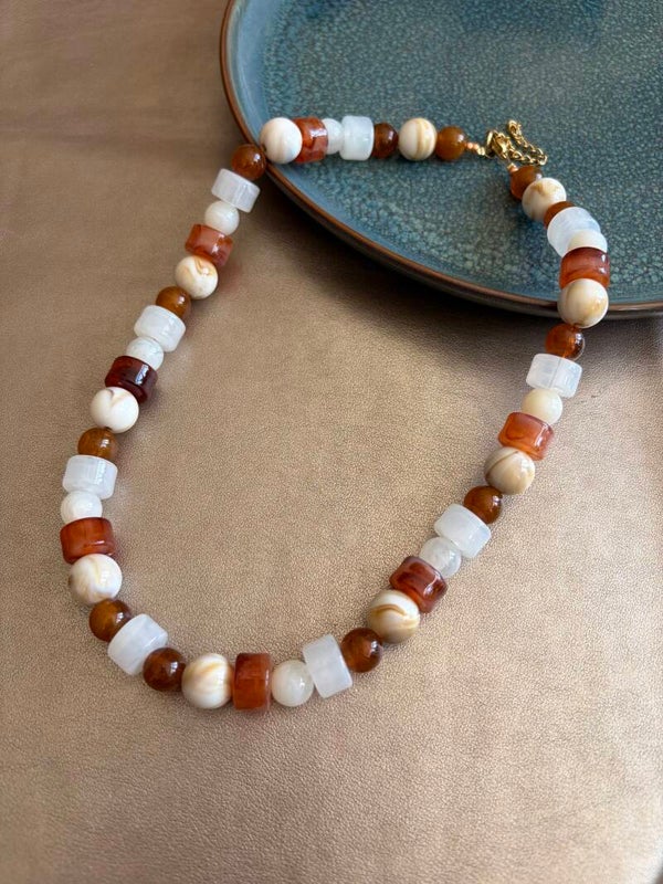 Autumn Glow - ketting Amber Haze