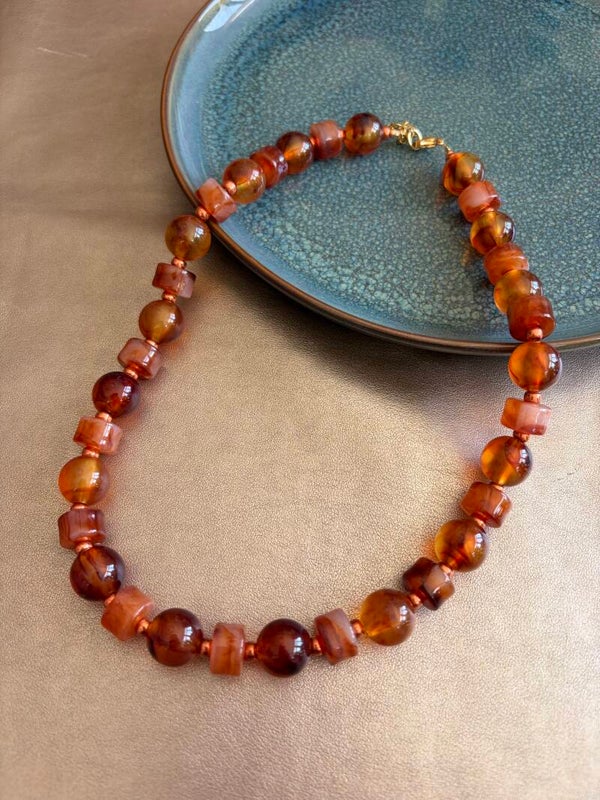 Autumn Glow - ketting Cinnamon