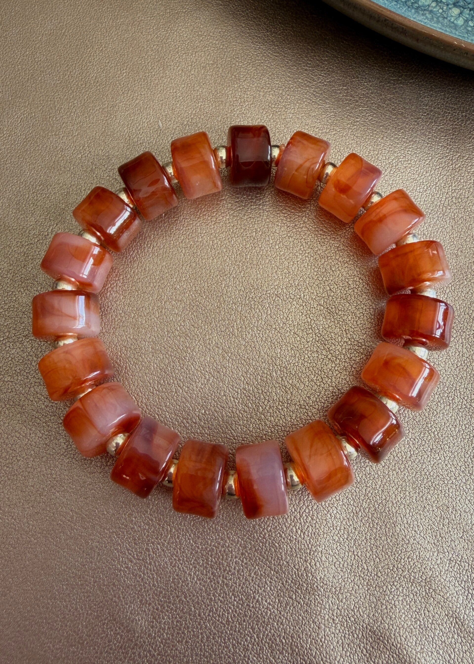 Autumn Glow - Armband Falling for you - camel