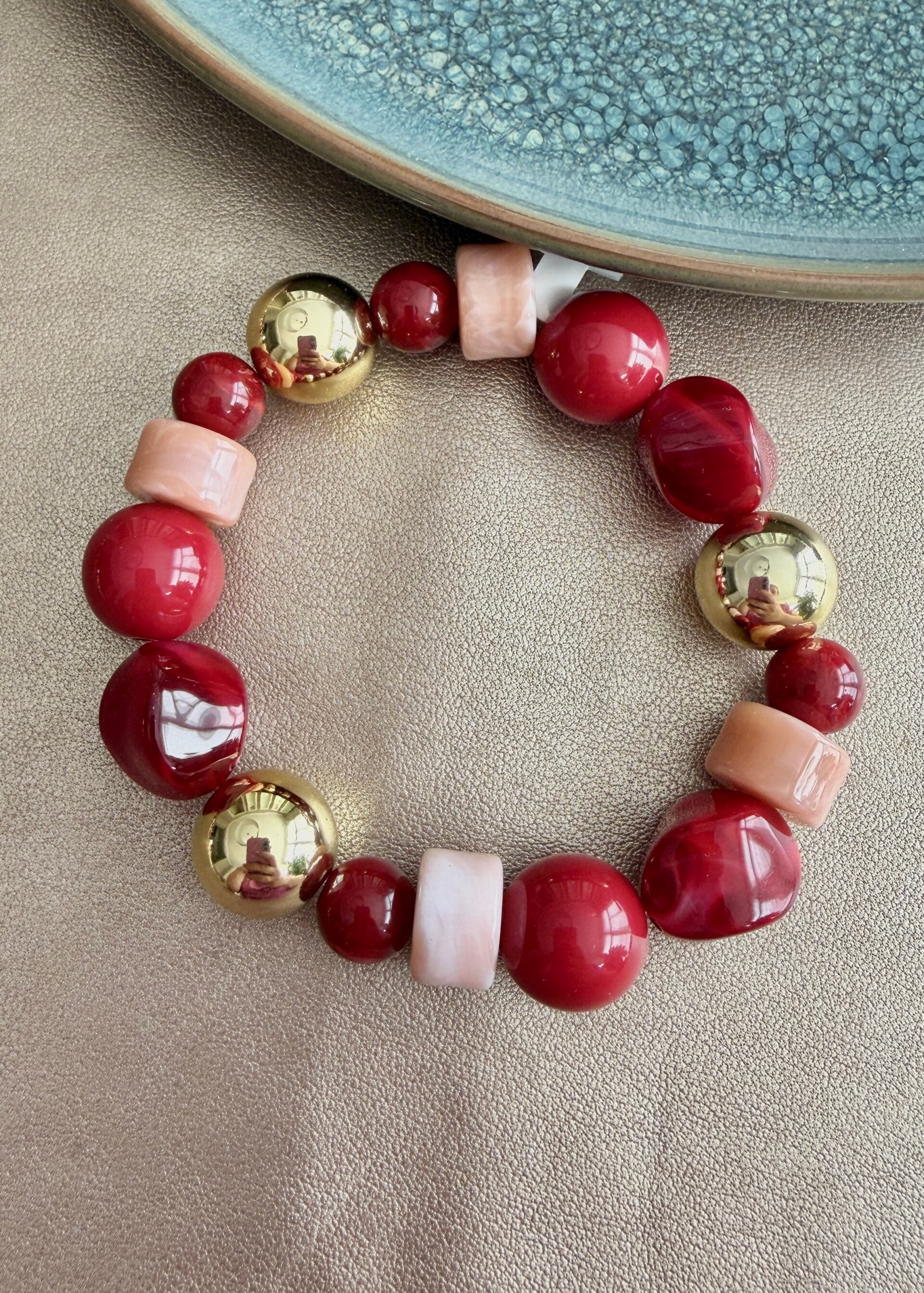 Autumn Glow - Armband Special - Rood