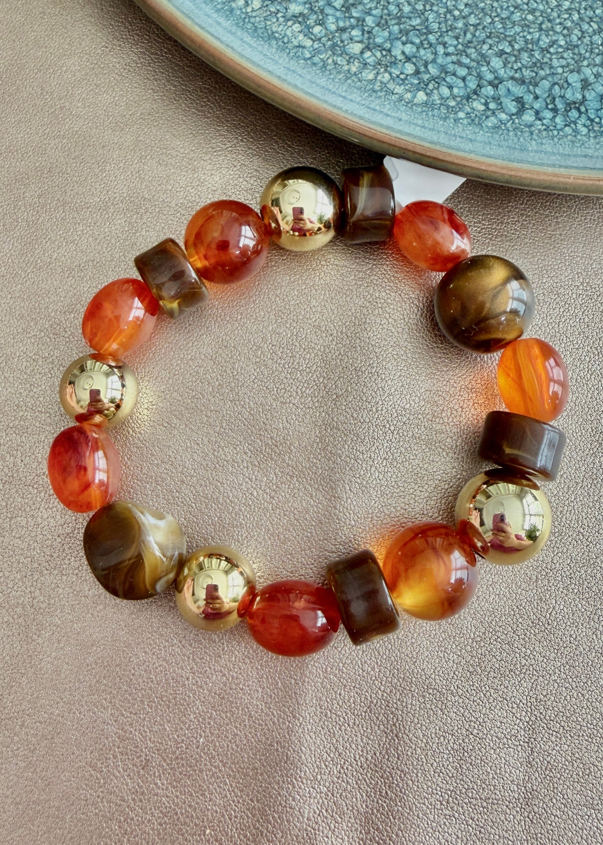 Autumn Glow - Armband Special - Camel