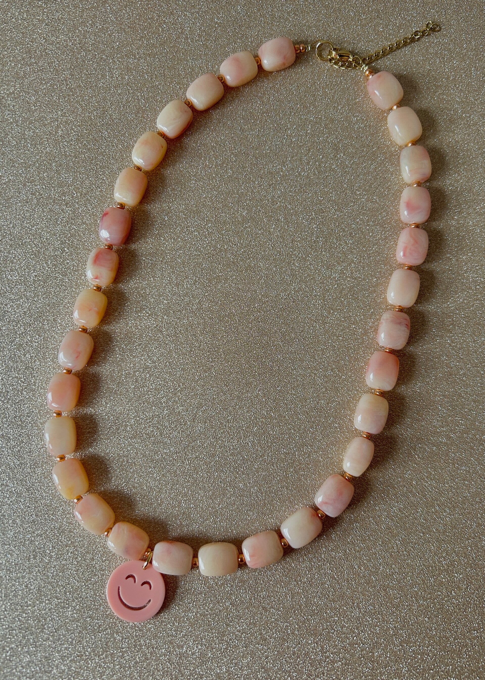 Bloom Freesia Ketting - Smiley in diverse kleuren