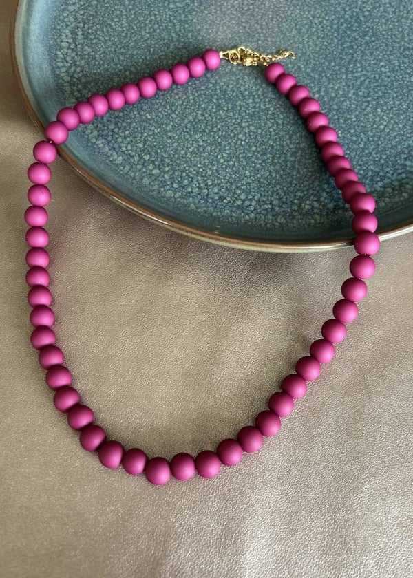 Ketting ziss - Color Crush Cherry Red Mat