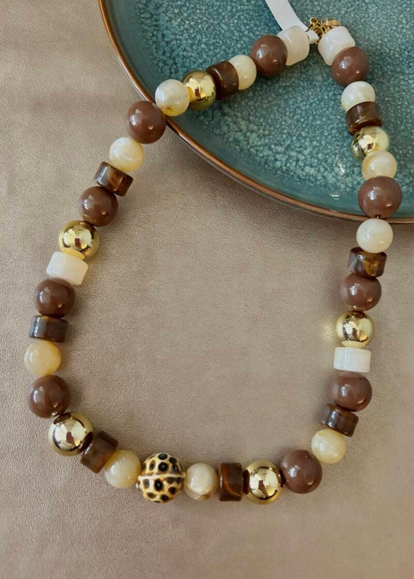 Autumn Glow - ketting Special - Bruin