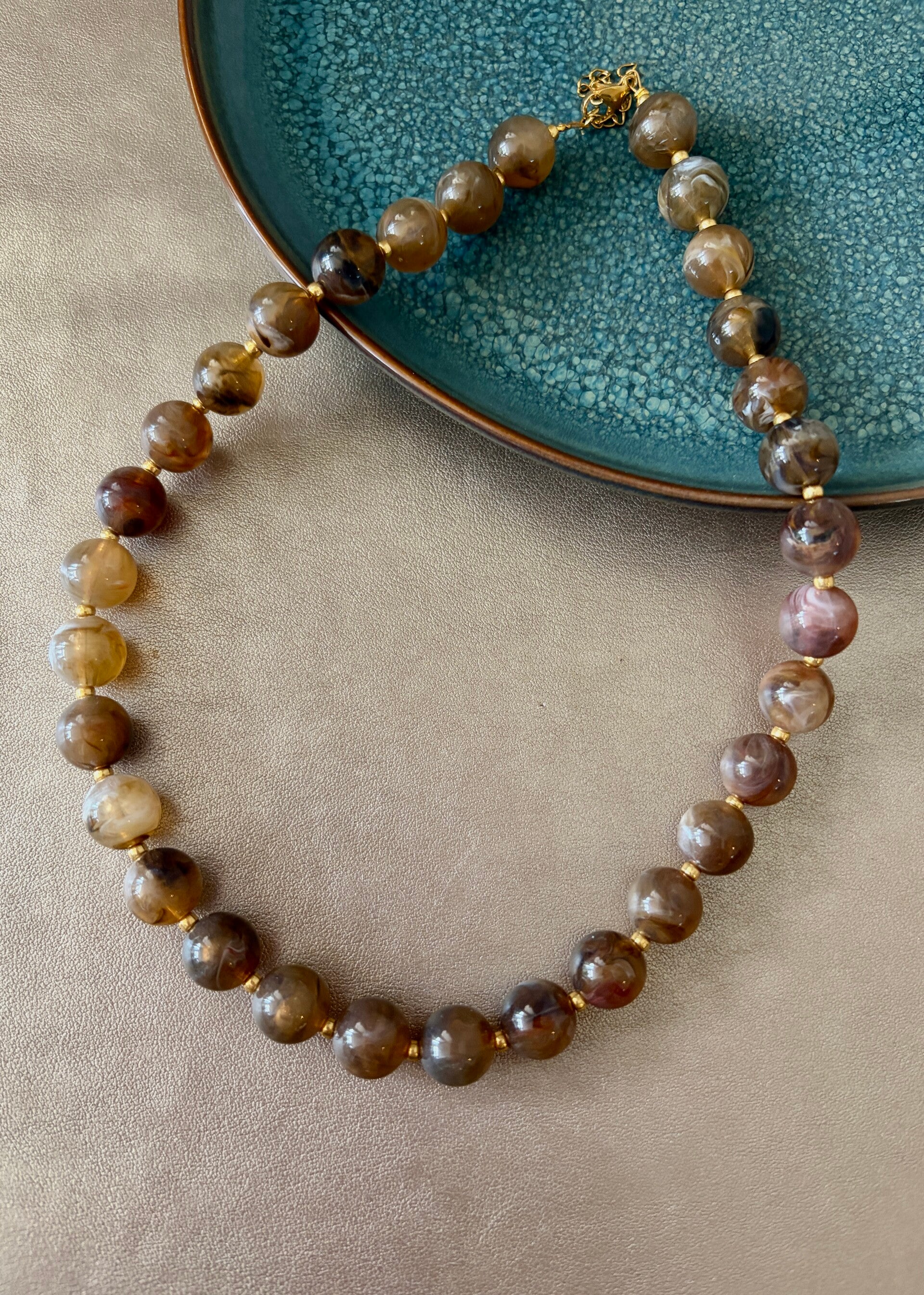 Autumn Glow - ketting Warm Sand