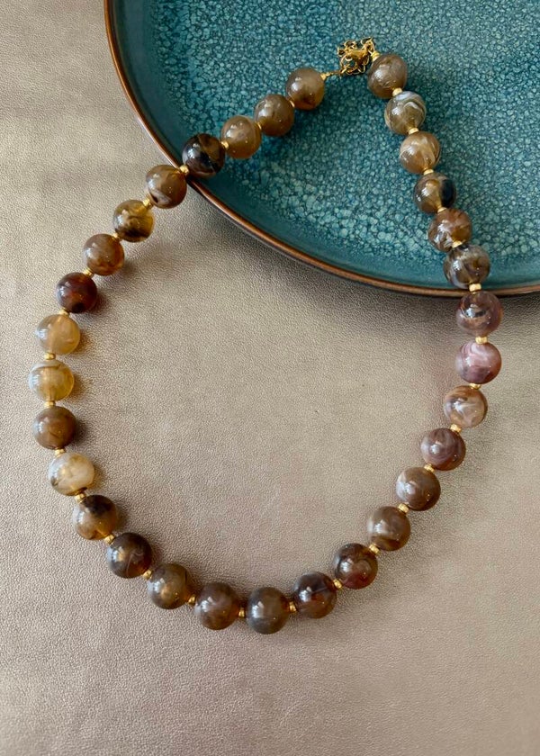Autumn Glow - ketting Warm Sand