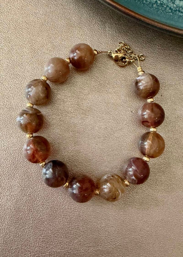Autumn Glow - Armband Warm Sand