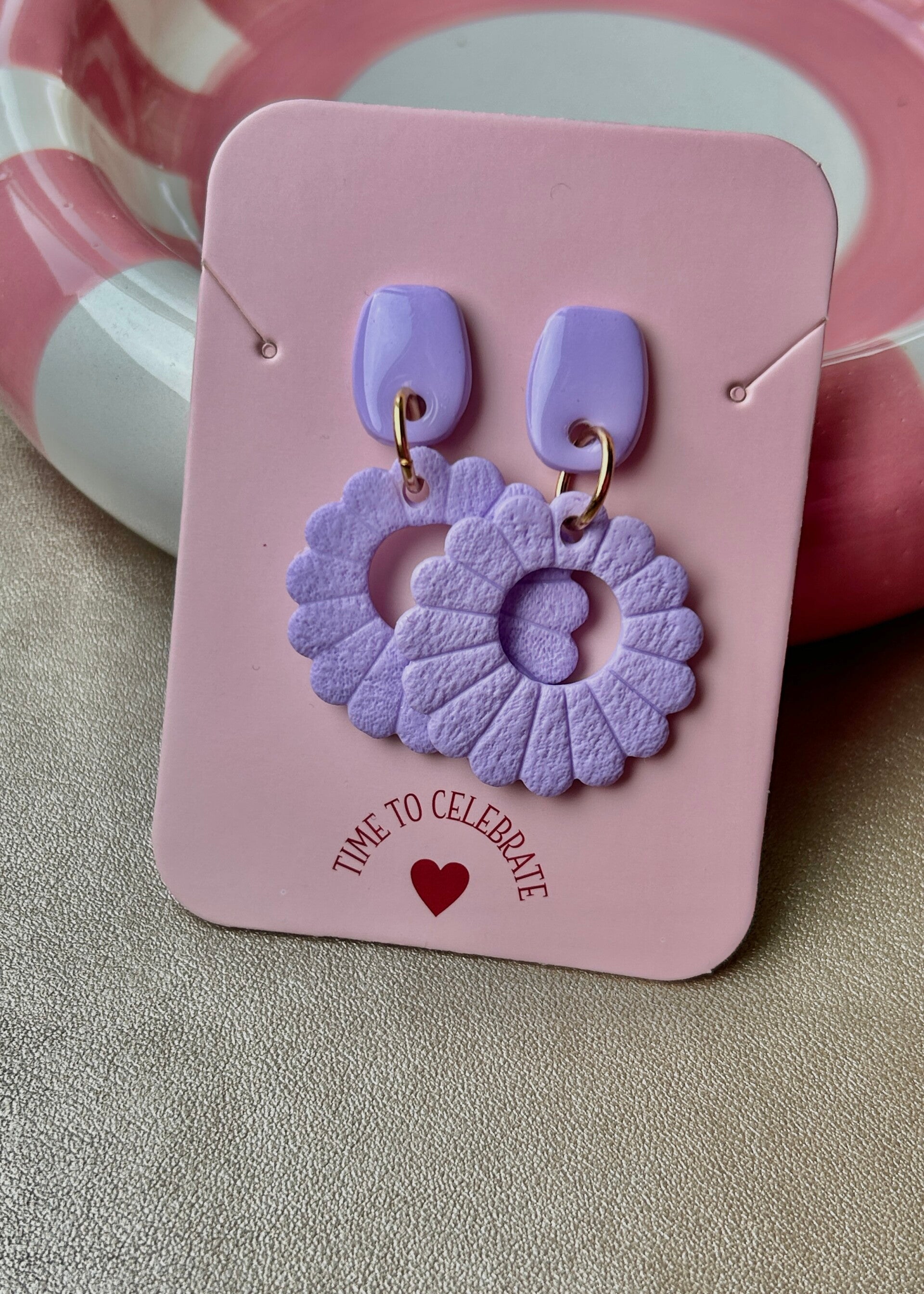 Oorbellen Bloom - Pastel Goud - diverse kleuren