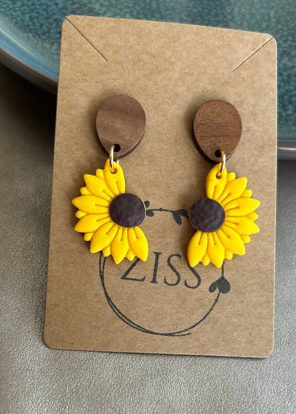 Oorbellen Ziss - Zonnebloem
