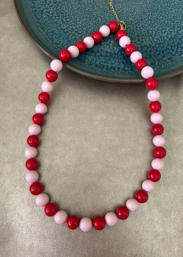 Ketting Ziss - Color Crush red pink