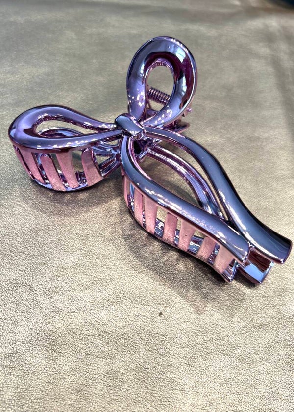 Haaraccessoires Ziss - Haarklem strik Pink