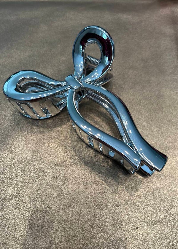 Haaraccessoires Ziss - Haarklem Strik Zilver