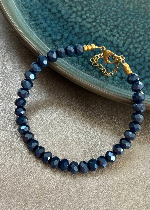 Armband Ziss - Blue facet