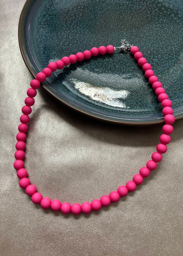 Ketting Ziss - Color Crush Fuchsia Mat