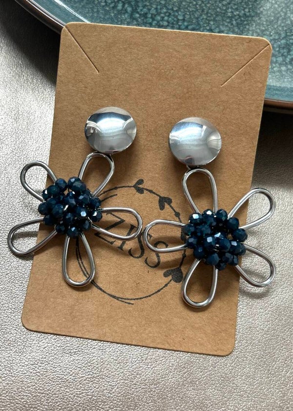 Oorbellen Ziss - Flower Silver