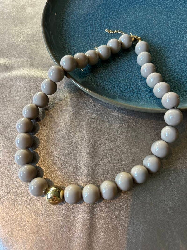 Ketting Ziss - Color Crush beige bruin