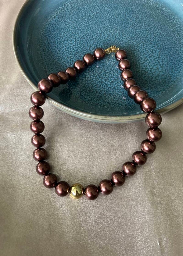 Ketting Ziss - Color Crush Brown Metalic