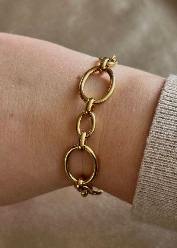 Schakelarmband Ziss - Golden Circle