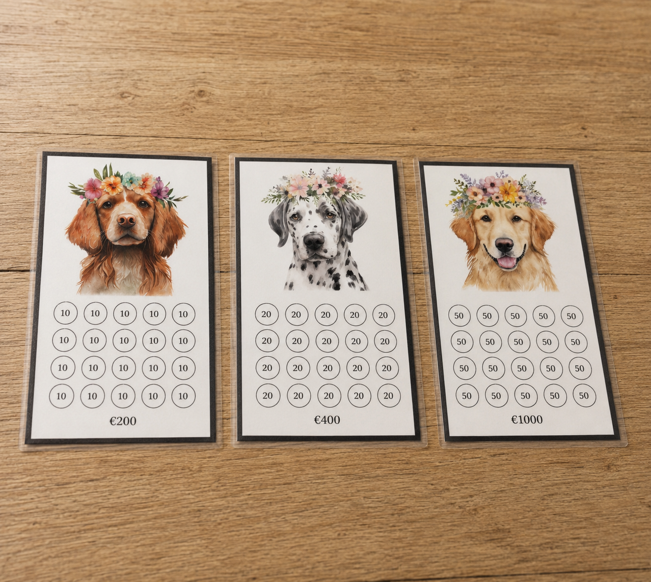 Honden Spaarchallenge Set A6