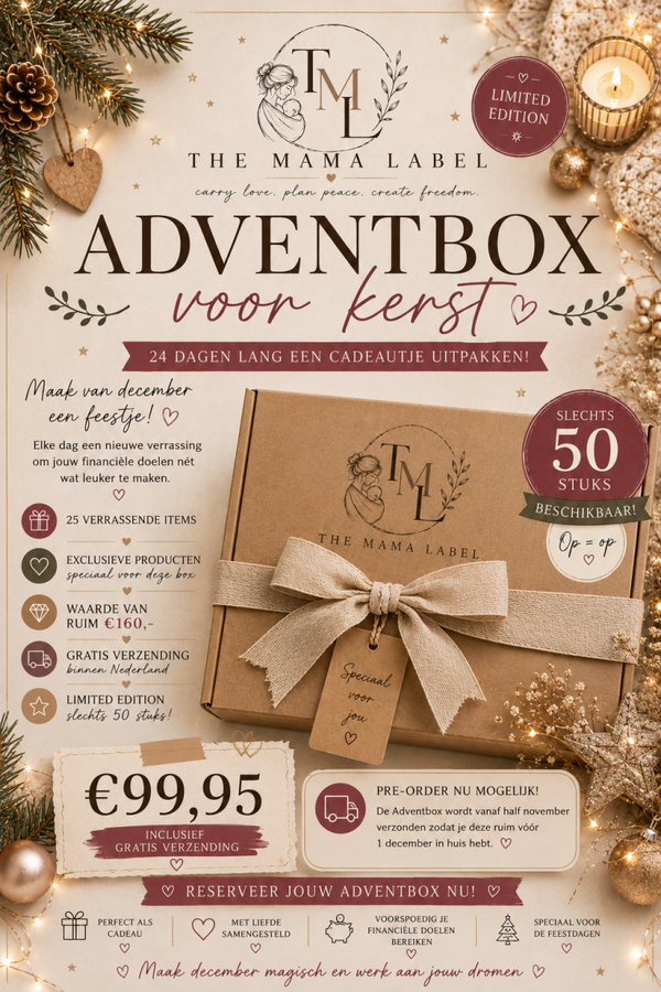 🎄The Mama Label Kerst Adventbox 2026✨